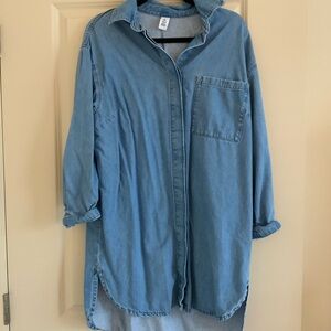 H&M Blue Denim Mini Dress